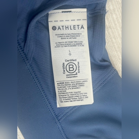 Athleta Blue Sports Bra - Picture 6 of 6